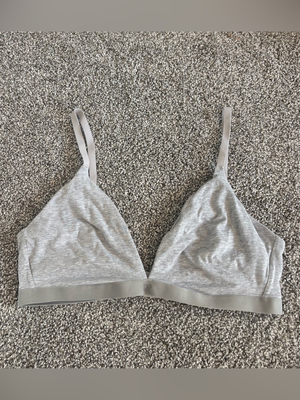 GAP Light Gray Wireless Triangle Bralette